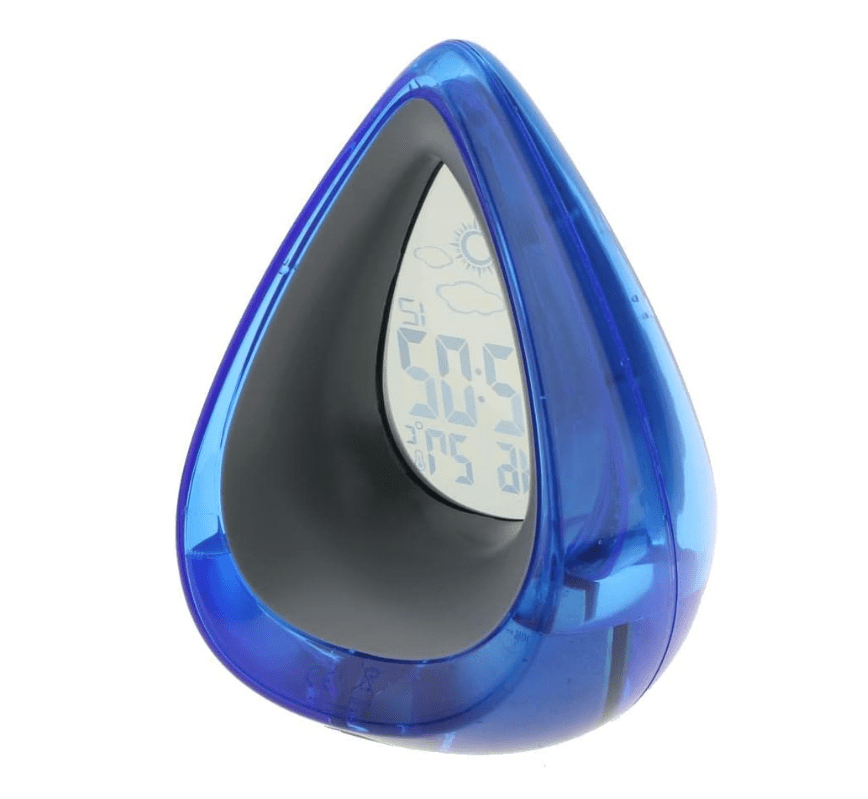 Drop Shaped Digital Alarm Clock - Modern LED Display