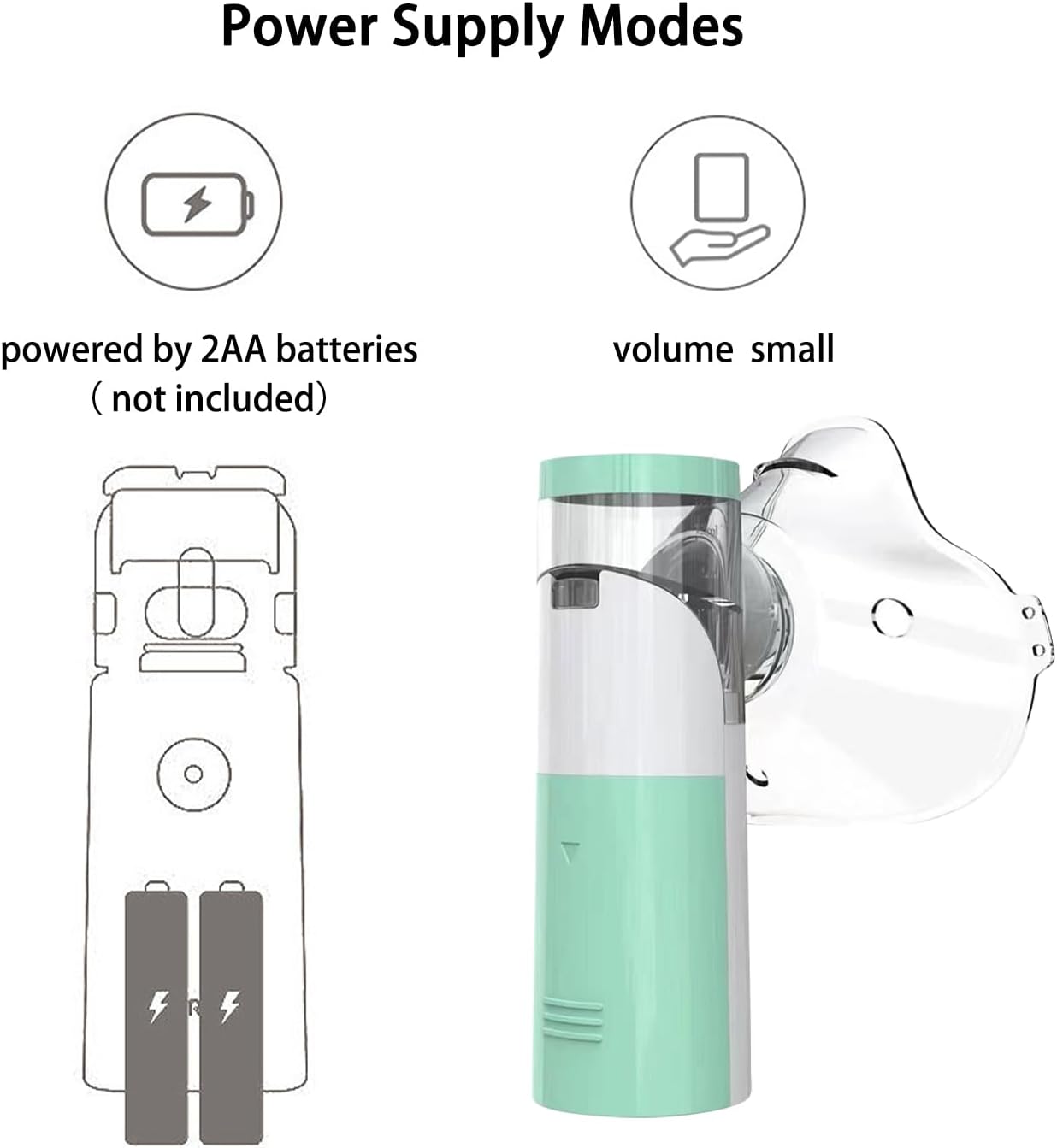 Portable Handheld Nebulizer - Compact Breathing Treatment