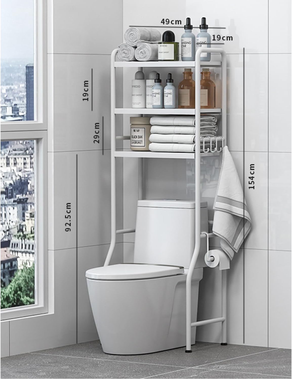 Storage Rack Toilet